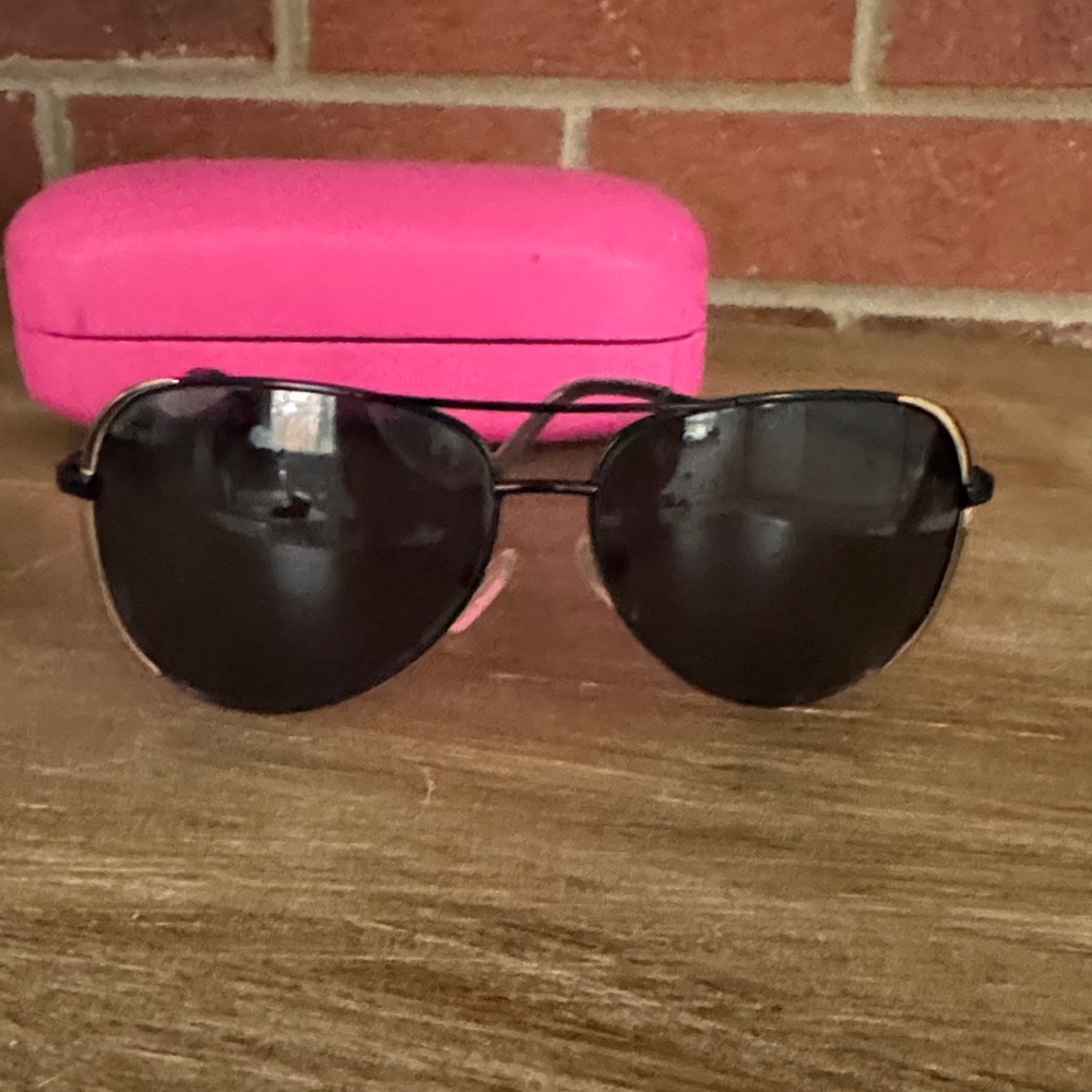MICHAEL Michael Kors Black and Gold Sunglasses